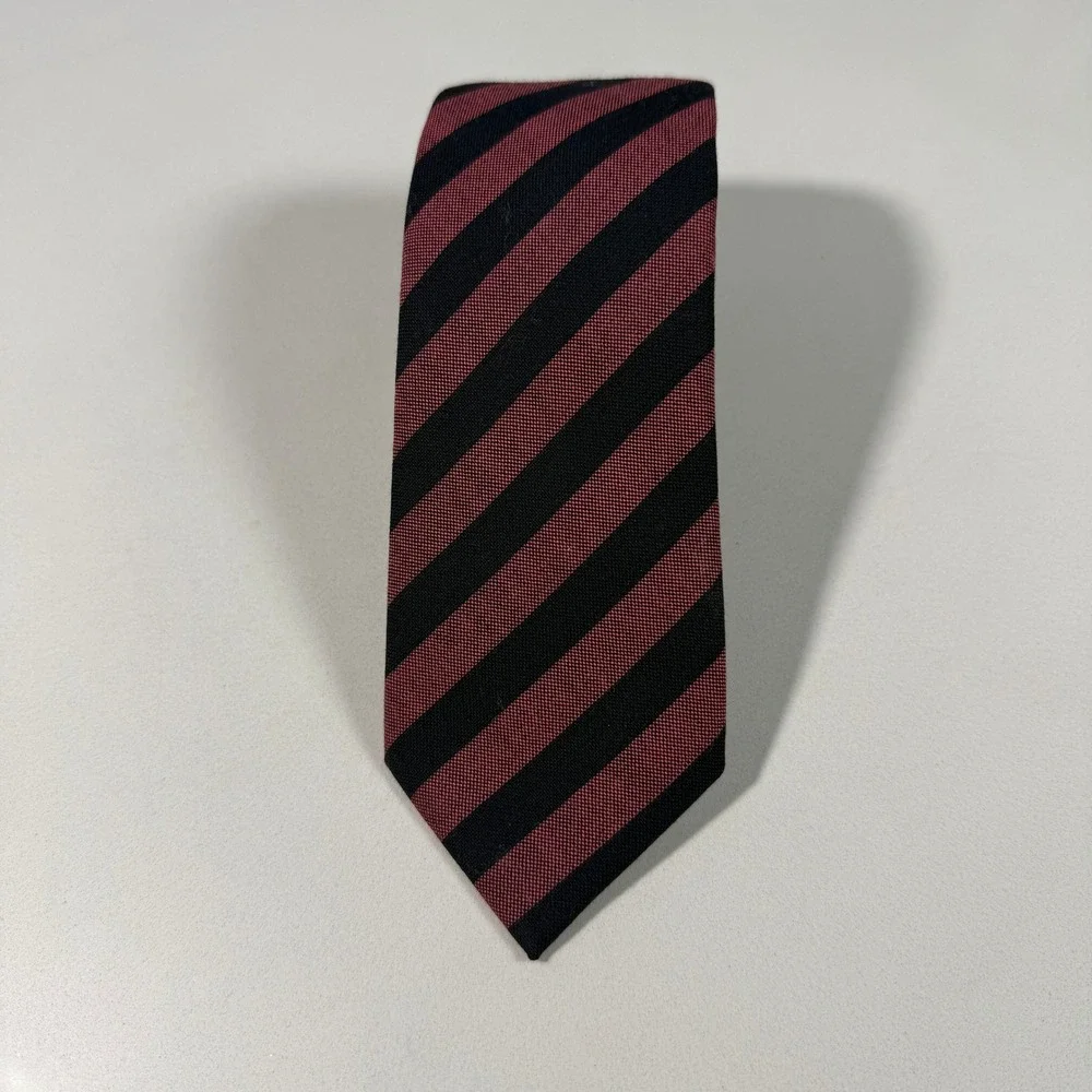 Vintage Gitman Bros for Neiman Marcus Striped 100% Cashmere Tie - Made‎ In USA